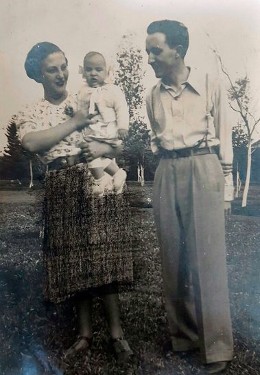 Marisa Mei e seus Pais